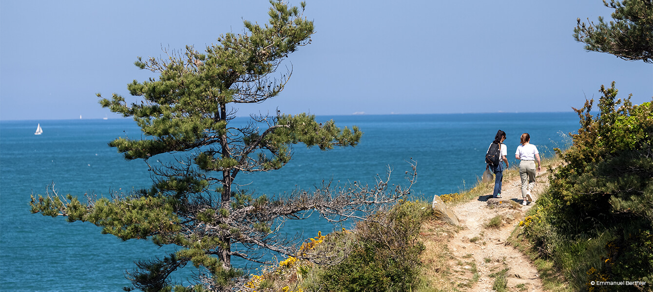 Les sentiers pédestres aux alentours, du camping la Petite Ville près de Paimpol