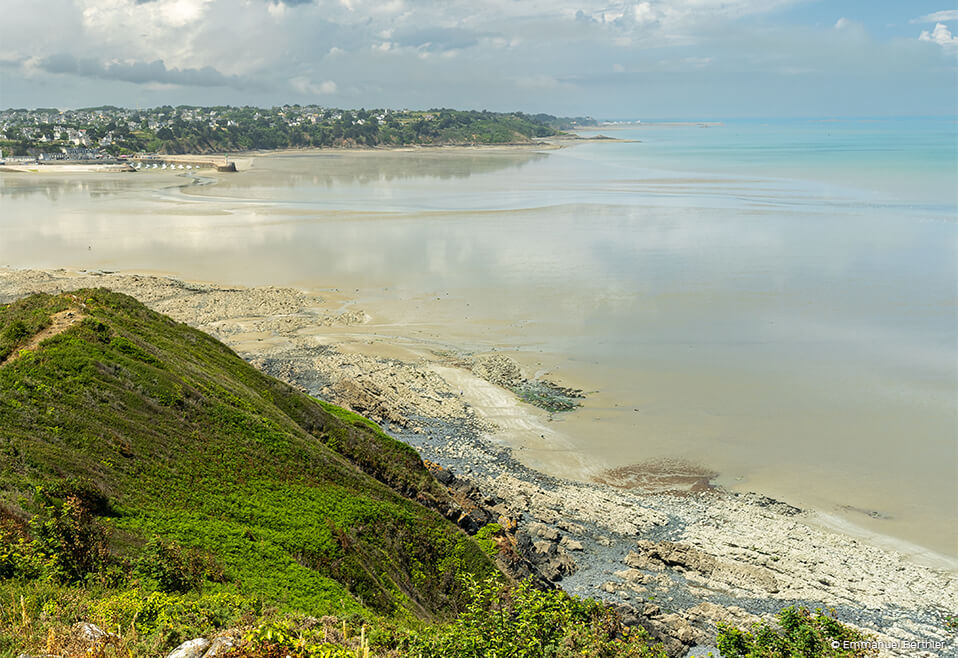 Plage du Petit Havre à proximité du camping la petite Ville à Pordic