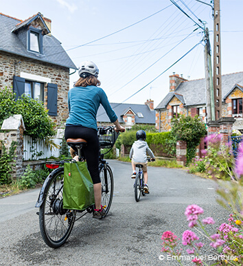 Randonnées à vélo au départ du camping la Petite Ville à Pordic en Bretagne