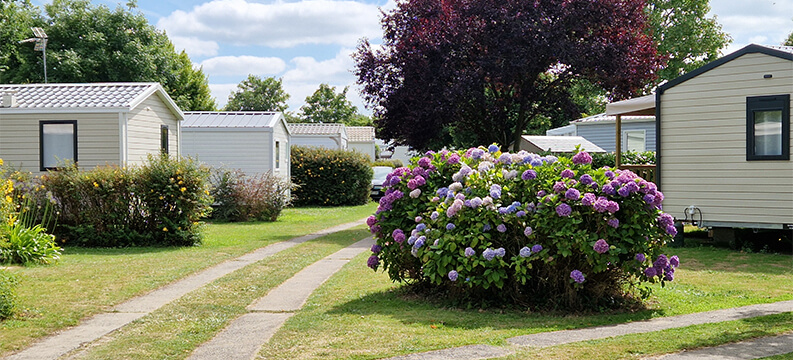 Vente de mobil-home au camping la Petite Ville en Bretagne